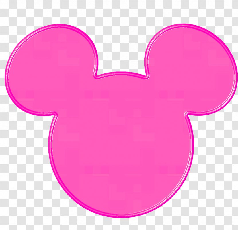 Mickey Mouse Minnie The Walt Disney Company Oswald Lucky Rabbit Clip Art - Heart - Head Sillouitte Transparent PNG
