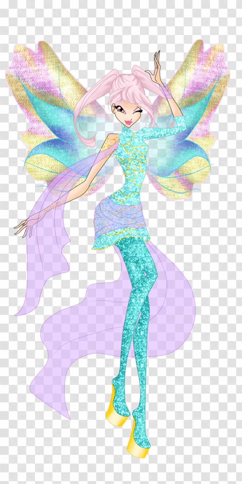 Illustration Fairy Costume Design Cartoon - Lilac - Hina Transparent PNG