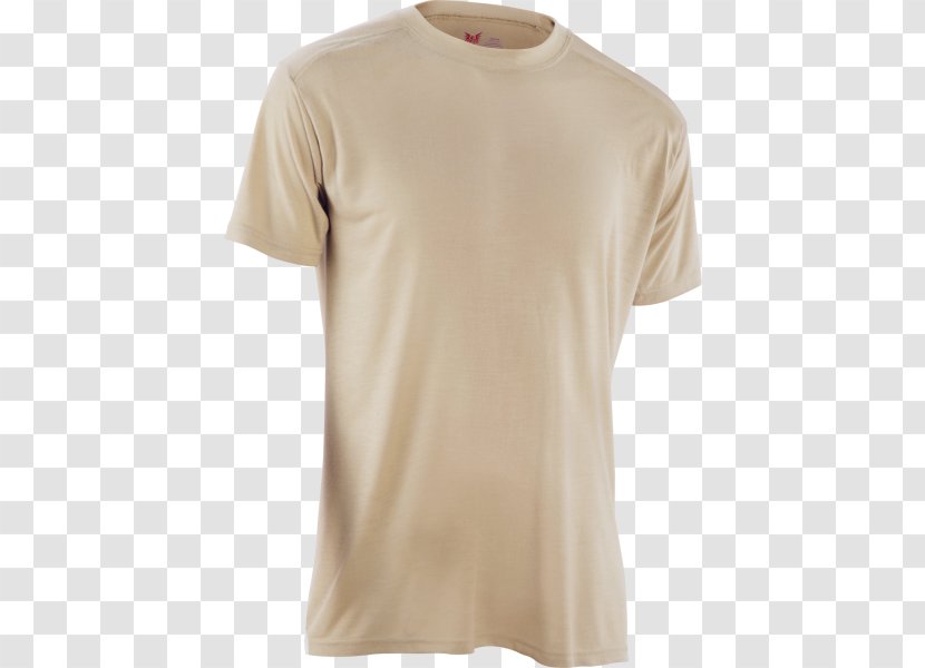 T-shirt Sleeve Clothing Fashion Top - Desert Sand Transparent PNG