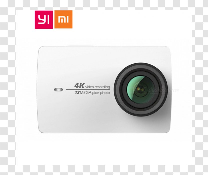 YI Technology 4K Action Camera Resolution Xiaomi Yi - Lens Transparent PNG