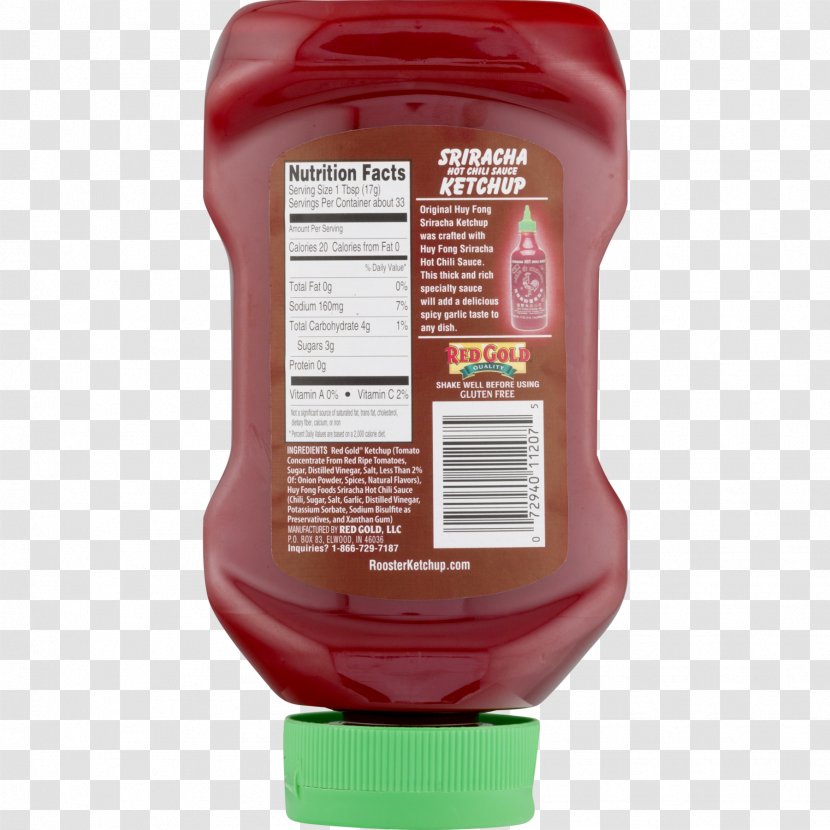 Ketchup Condiment Sriracha Sauce Ingredient Huy Fong - Hot Transparent PNG