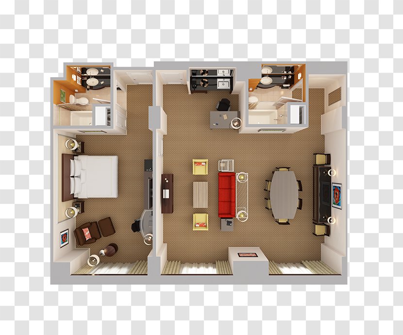 Bedroom House Plan - Floor Transparent PNG