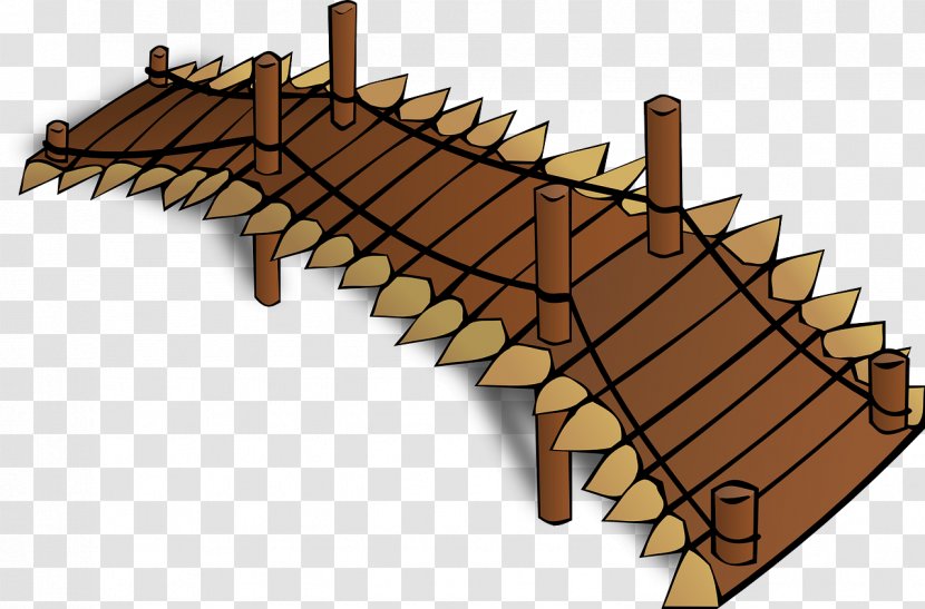Timber Bridge Clip Art - Log Transparent PNG
