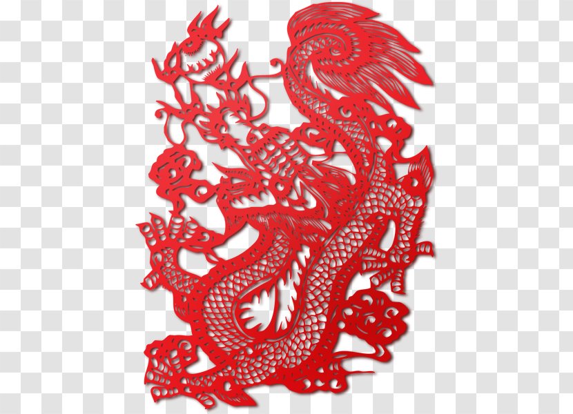 Dragon Tattoo Chinese New Year Zodiac Snake - Artist - Paper Cutter Transparent PNG