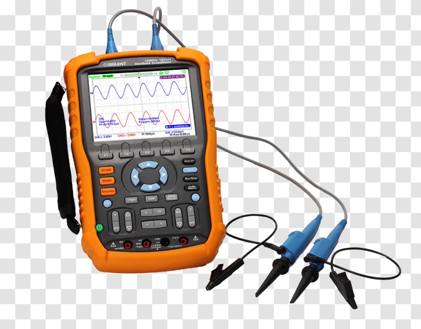 Digital Storage Oscilloscope Laptop Multimeter Portable Computer - Telephony - European Wind Stereo Transparent PNG