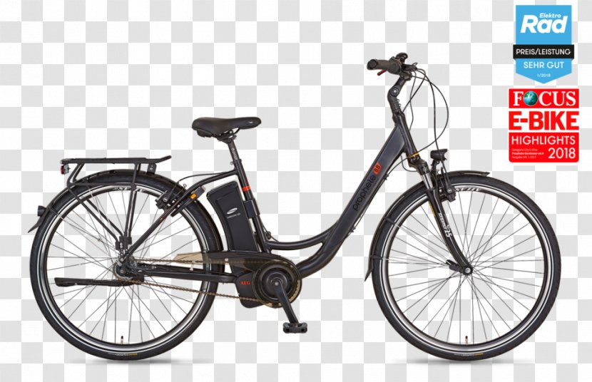 Prophete E-Bike Alu-City Elektro Electric Bicycle Shimano - Spoke Transparent PNG