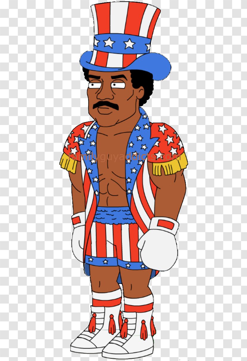 Family Guy: The Quest For Stuff Rocky Balboa Apollo Creed - Clothing - Clam Meat Transparent PNG