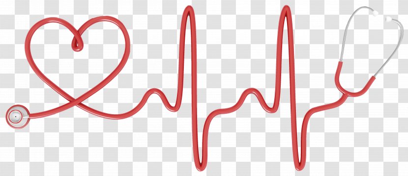 Stethoscope Heart Electrocardiography Nursing Clip Art - Watercolor - Blood Pressure Transparent PNG