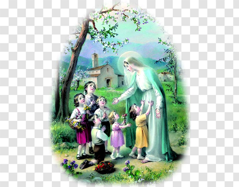 Prayer Ave Maria Holy Card Family Mother - Child Transparent PNG