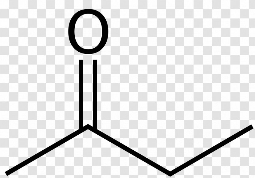 Butanone Ketone Skeletal Formula Organic Chemistry Ethyl Group - Chemical Compound Transparent PNG