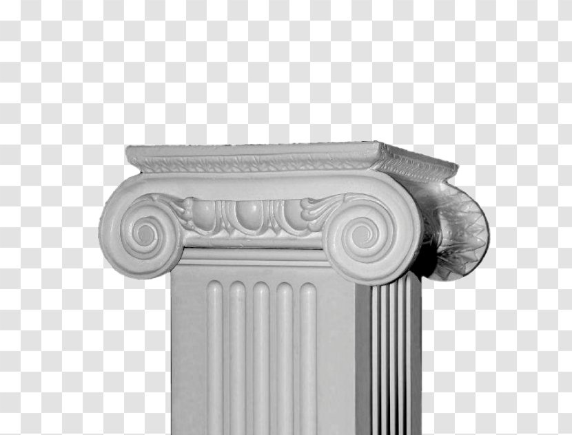 Column Ionic Order Capital Ancient Roman Architecture - Structure - Ornamental Transparent PNG