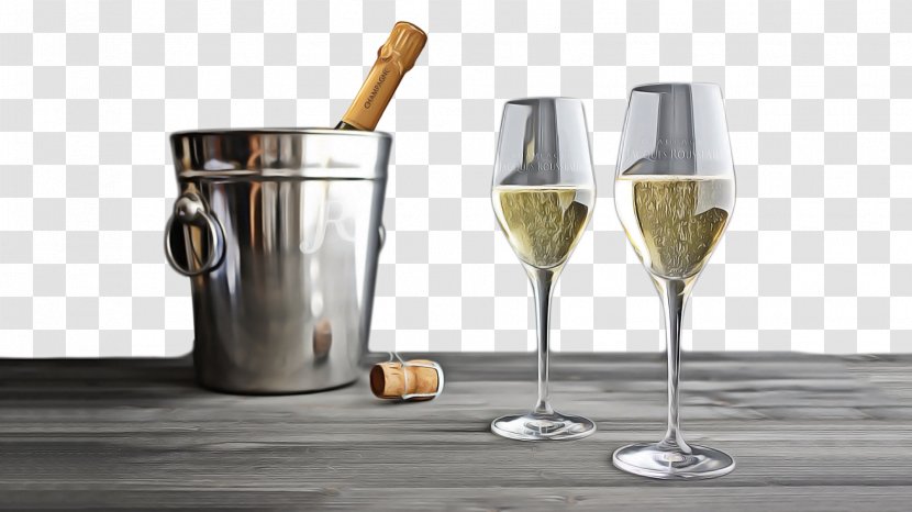 Wine Glass - Champagne Stemware - Cocktail Barware Transparent PNG