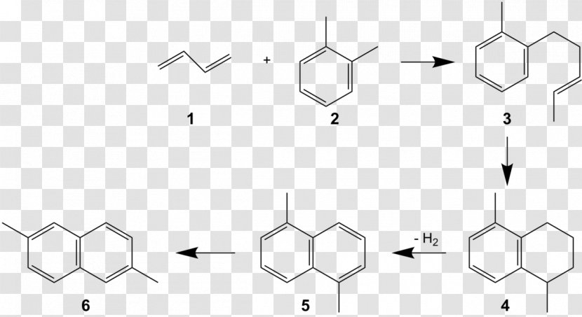 2,6-Dimethylnaphthalene Structural Isomer Dimethyl Terephthalate - Silhouette - Cartoon Transparent PNG