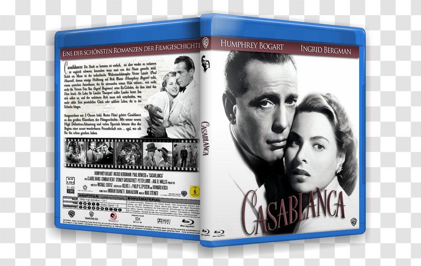 Blu-ray Disc Casablanca Warner Home Video Film - History - Tyler Durden Transparent PNG