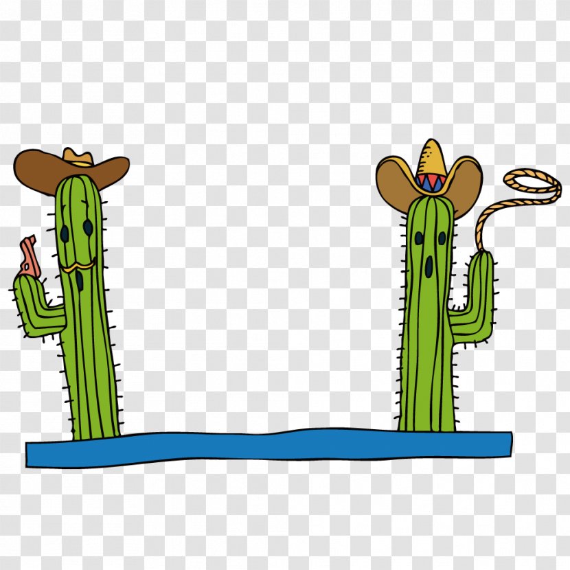 Cactaceae Hat Illustration - Area - Cactus With A Transparent PNG