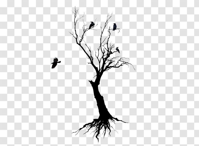 Tree Tattoo Snag Drawing Branch - Root Transparent PNG