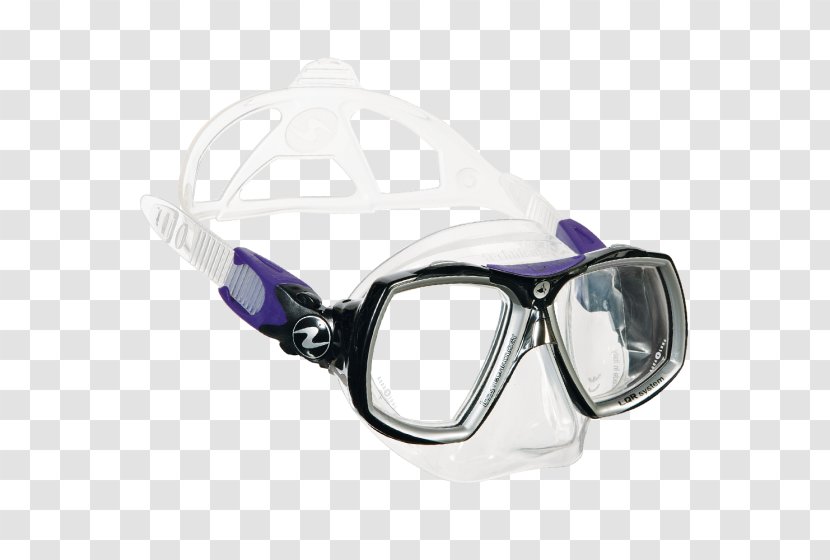 Diving & Snorkeling Masks Scuba Set Aqua Lung/La Spirotechnique Underwater - Purple - Mask Transparent PNG