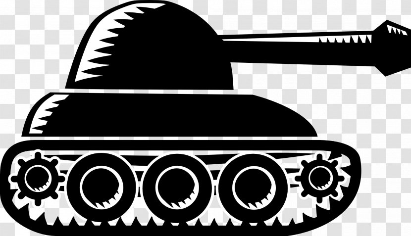 Tank Clip Art - Black And White - Tanks Transparent PNG