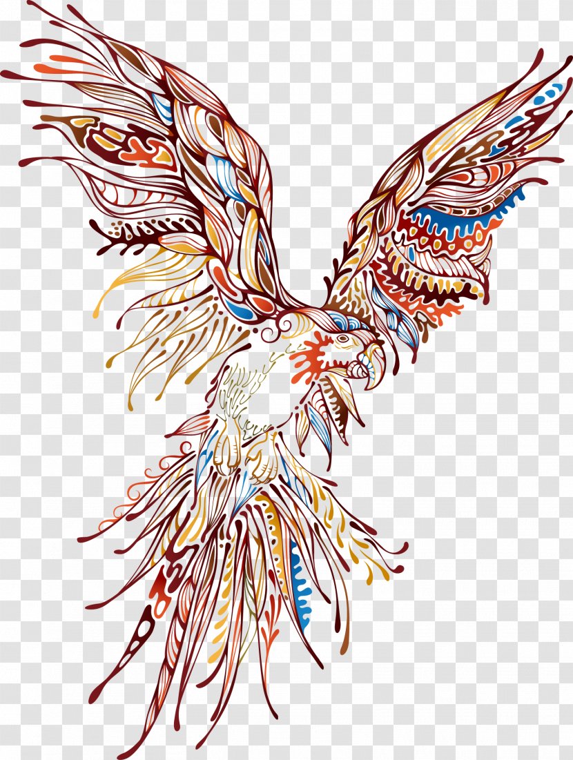 Animal Abstract Art - Costume Design - Eagle Printing Transparent PNG