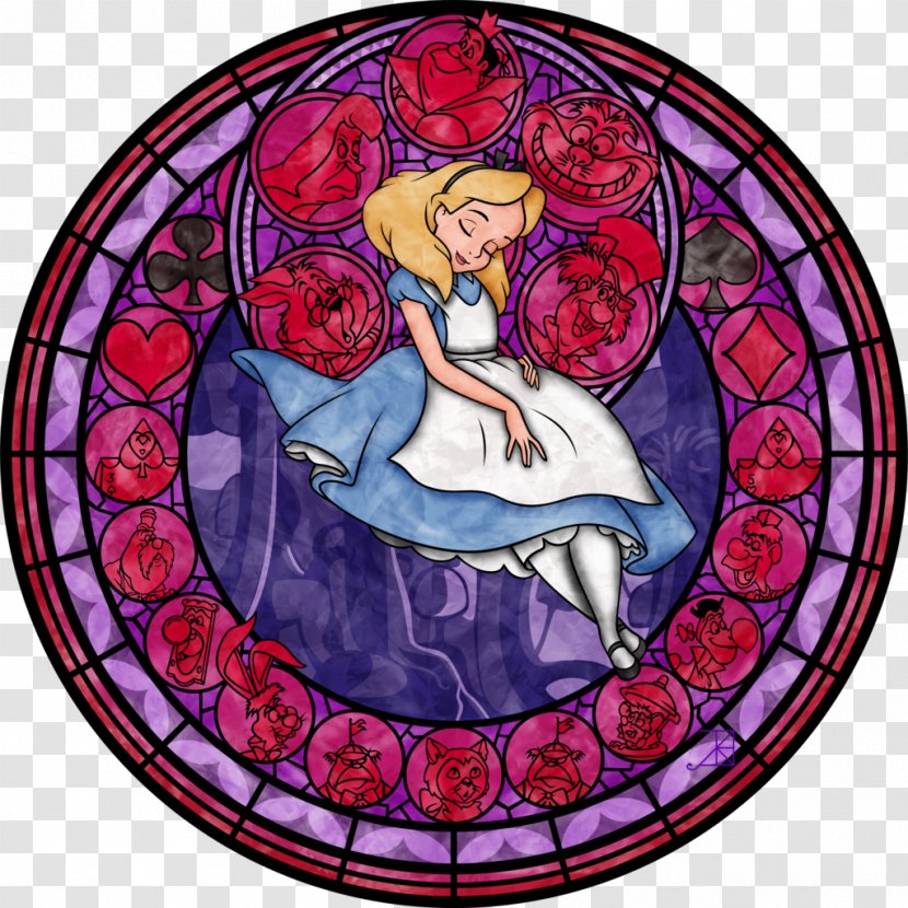 Stained Glass Window Decal Art - Film - Wonderland Transparent PNG