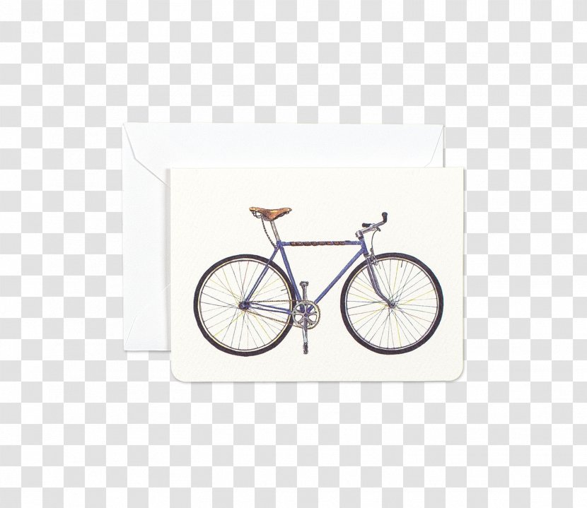Fixed-gear Bicycle Single-speed Racing Mountain Bike - Hybrid - Classic Card Transparent PNG