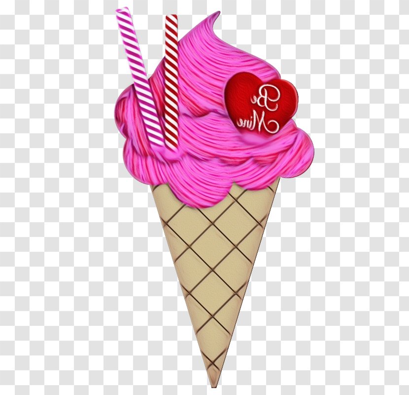 Ice Cream Cone Background - Paint - Dondurma Dairy Transparent PNG