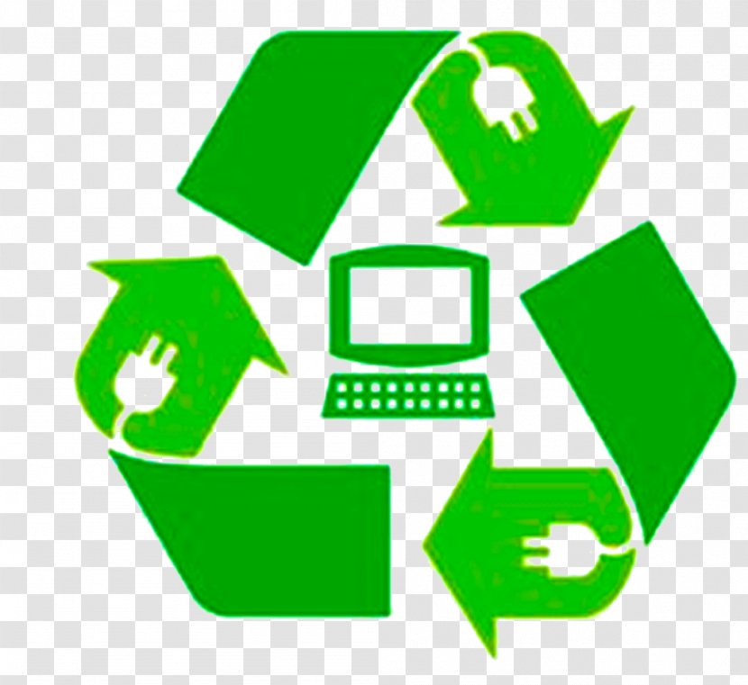Computer Recycling Electronic Waste Electronics - Green - Recycle Transparent PNG