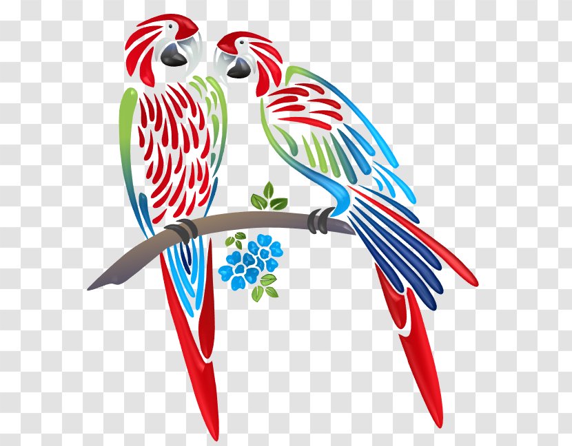 Bird Parrot Silhouette - Illustration Transparent PNG