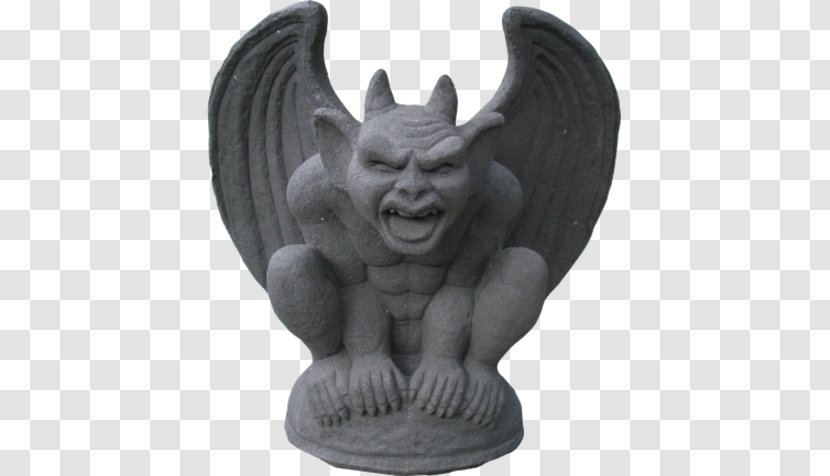 Gargoyle Statue Sculpture Figurine - Gremlins - Stone Transparent PNG