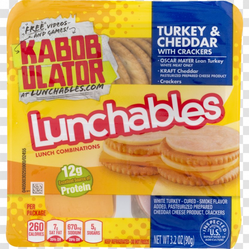 Delicatessen Ham Lunchables Cracker Oscar Mayer - Breakfast Sandwich Transparent PNG