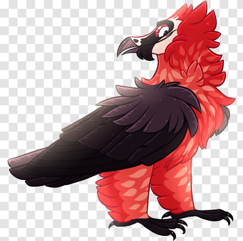 Beak Bird Of Prey Feather Illustration - Fictional Character Transparent PNG