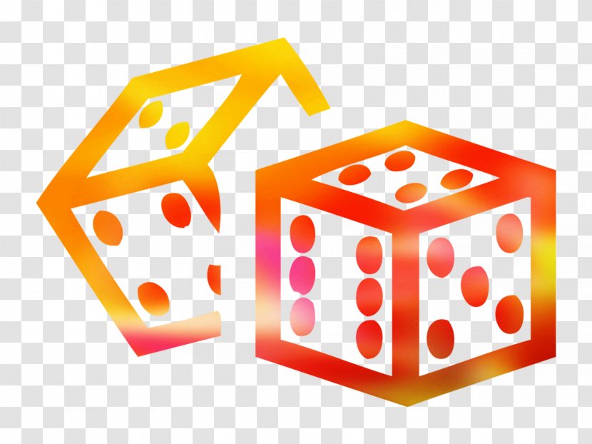 Product Design Dice Font - Recreation - Orange Transparent PNG