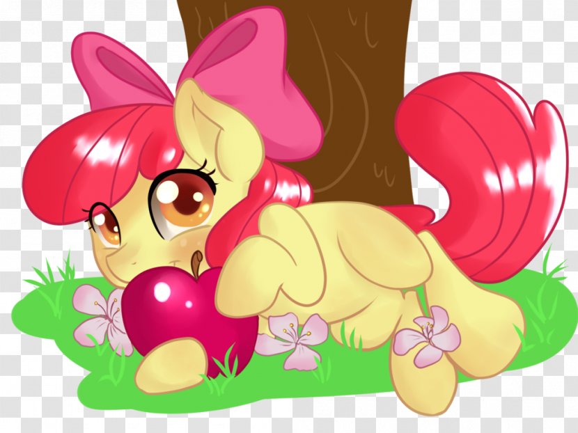 Apple Bloom Pony DeviantArt Applejack Sweetie Belle - Petal - Drawing Transparent PNG