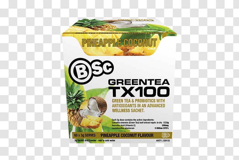Green Tea Body Science Dietary Supplement Health - Human - Pineapple Coconut Transparent PNG