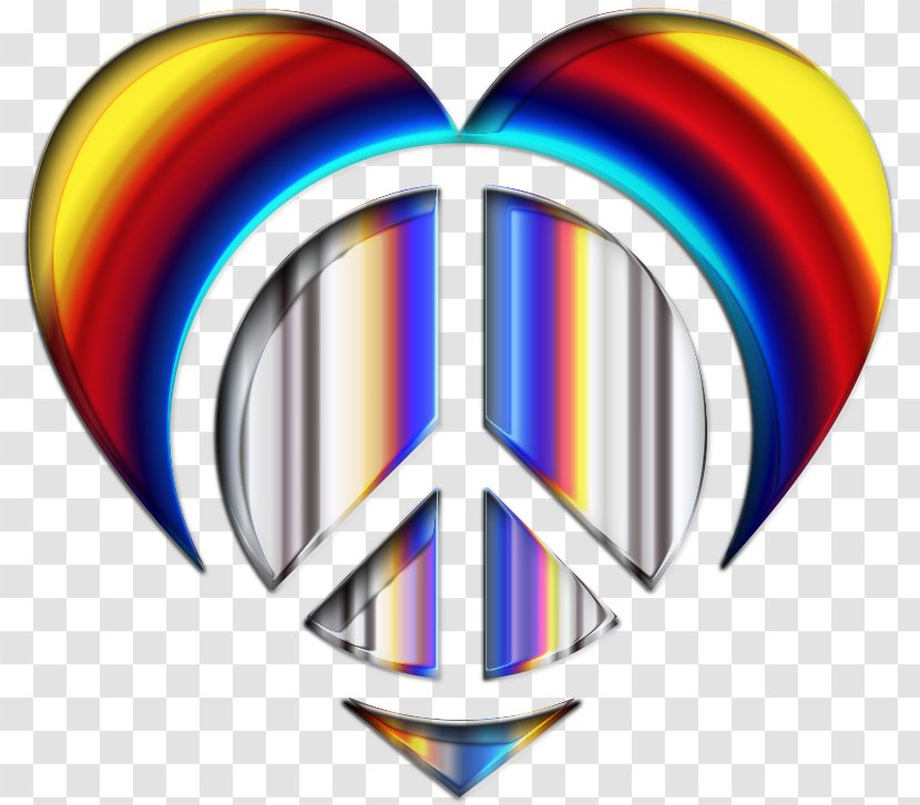Heart Desktop Wallpaper Clip Art - Peace Symbols - Shocking Transparent PNG