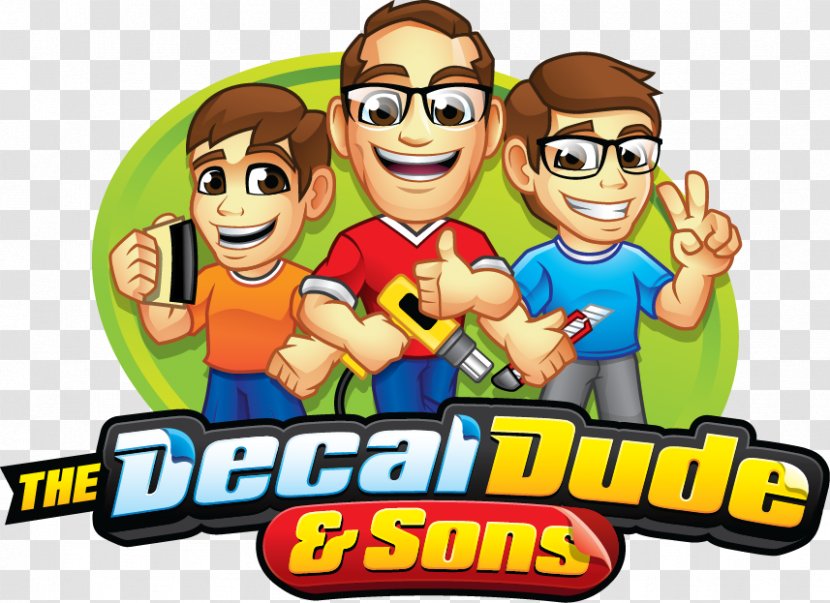 The Decal Dude And Sons Logo Text Printing - Play - Brunswick Banner Transparent PNG