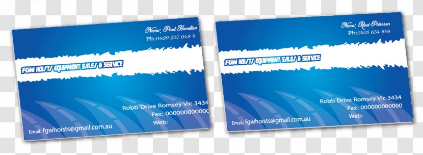 Brand Font - Professional Business Card Design Transparent PNG