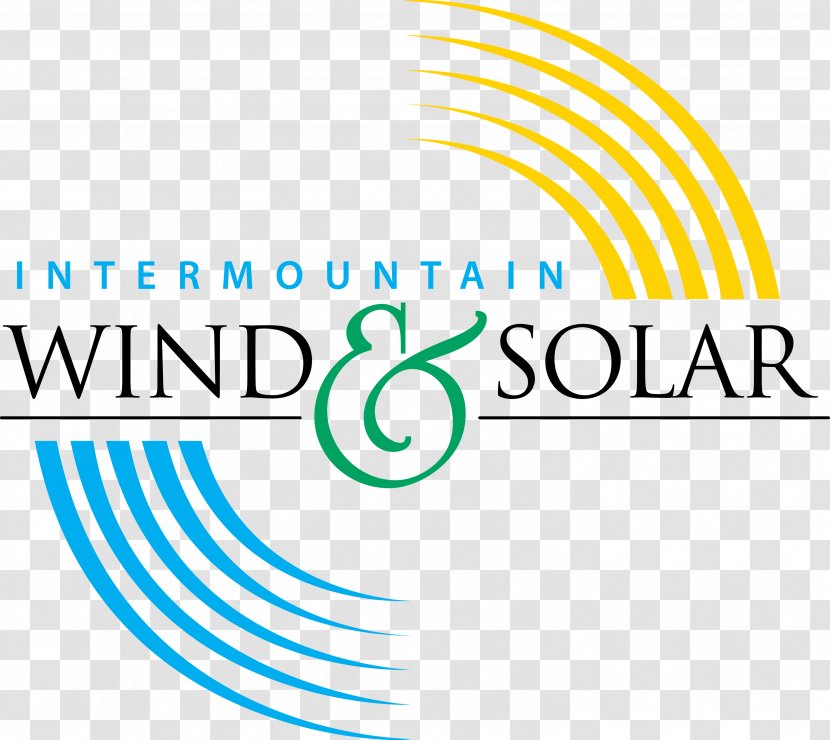 Intermountain Wind & Solar Logo Brand Product Font - Area - Woods Cross Transparent PNG
