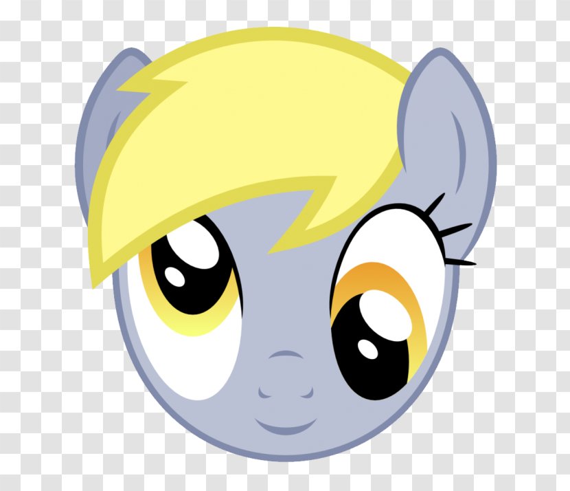 Derpy Hooves Pony Rainbow Dash Face Nose - Facial Expression Transparent PNG