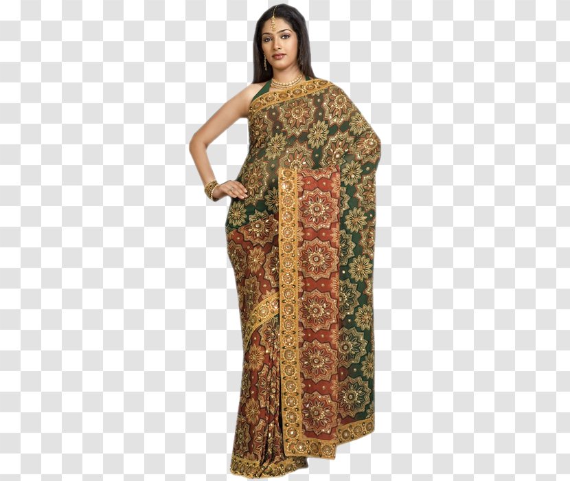 Craftsvilla Banarasi Sari Clothing Woman - Oriental Transparent PNG