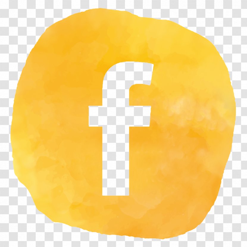 Facebook Logo Yellow Instagram - Orange - Corazon Transparent PNG