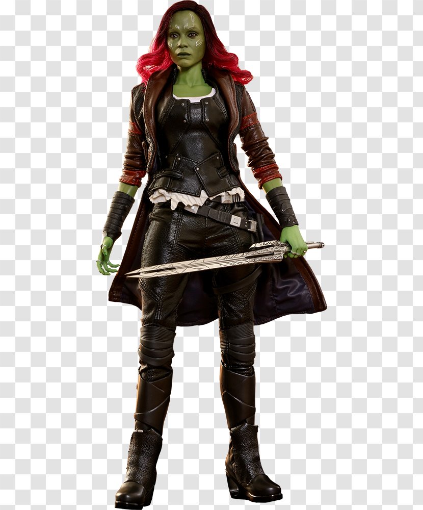 Zoe Saldana Gamora Guardians Of The Galaxy Vol. 2 Drax Destroyer Hot Toys Limited - Marvel Transparent PNG