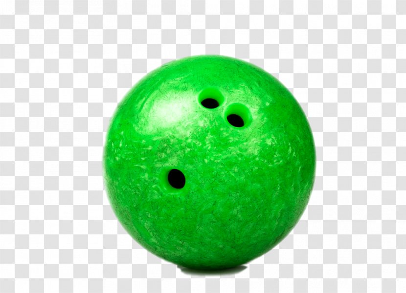 Bowling Ball Ten-pin Strike - Green Transparent PNG