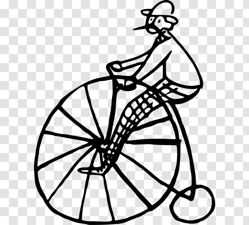 Penny-farthing Clip Art Bicycle Wheels - Penny Transparent File Transparent PNG