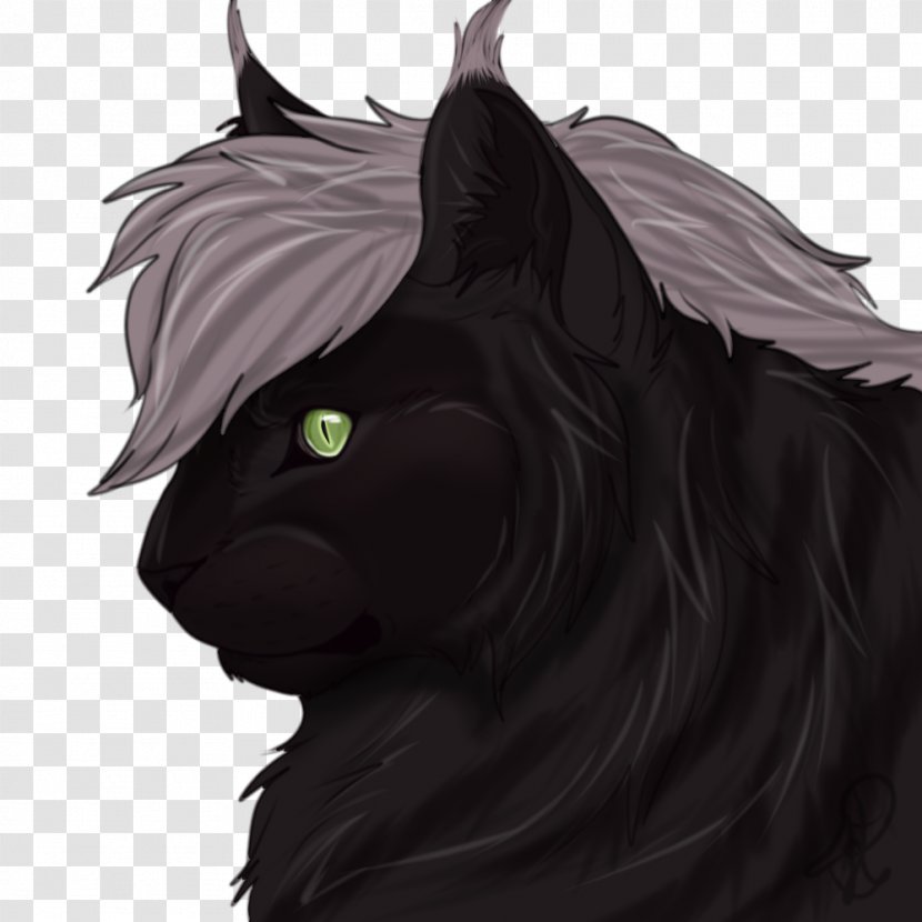 Whiskers Cat Demon Snout - Black M Transparent PNG