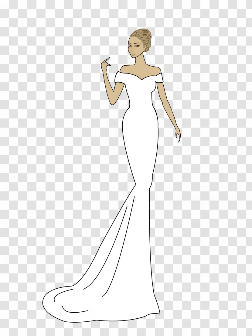 Wedding Dress - Bridal Clothing - Fashion Design Model Transparent PNG
