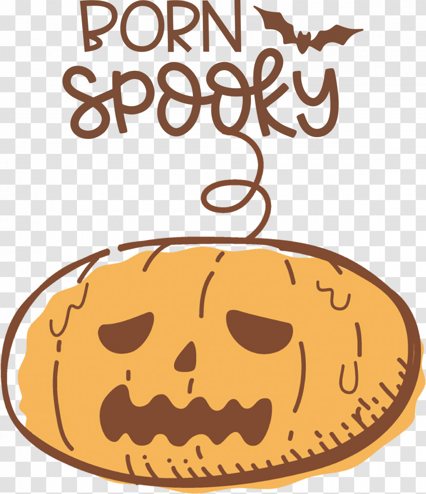 Spooky Pumpkin Halloween Transparent PNG