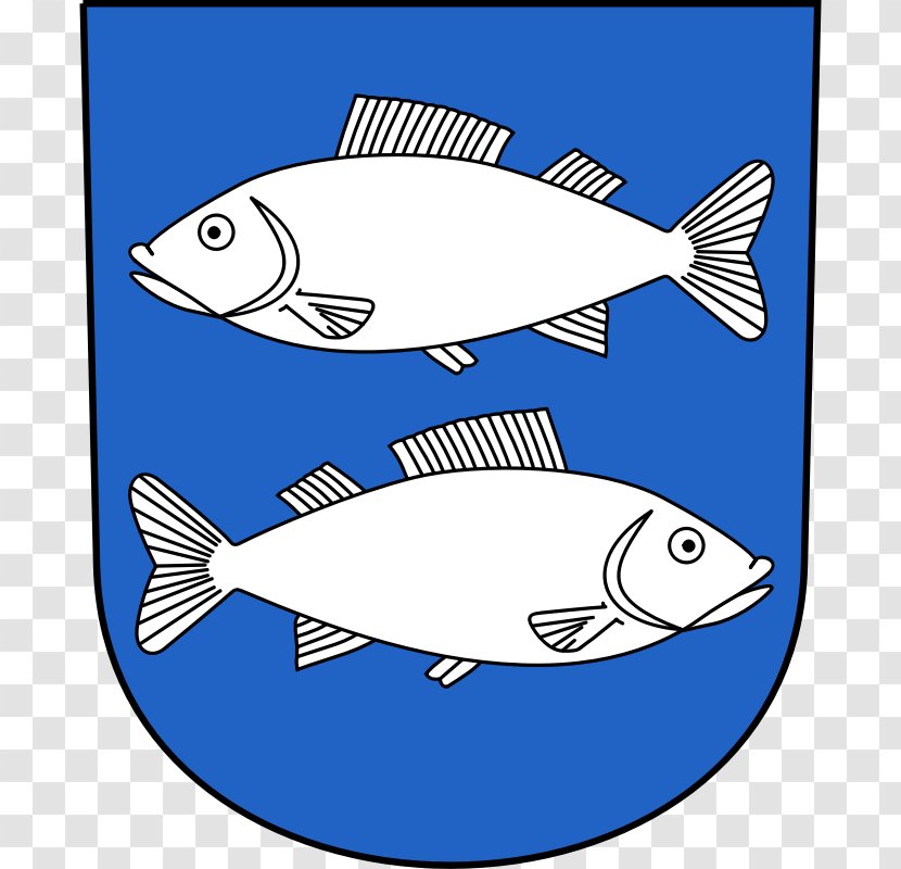 Coat Of Arms Fish Clip Art - Fin - Crest Transparent PNG