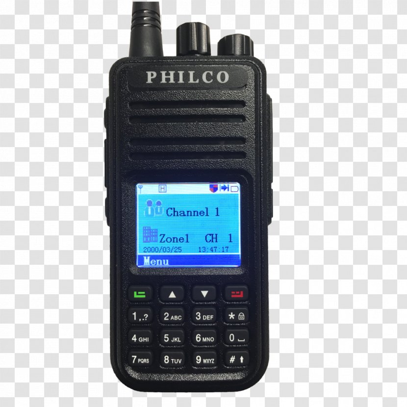 Telephone Walkie-talkie Two-way Radio Digital Mobile - Icom Incorporated Transparent PNG