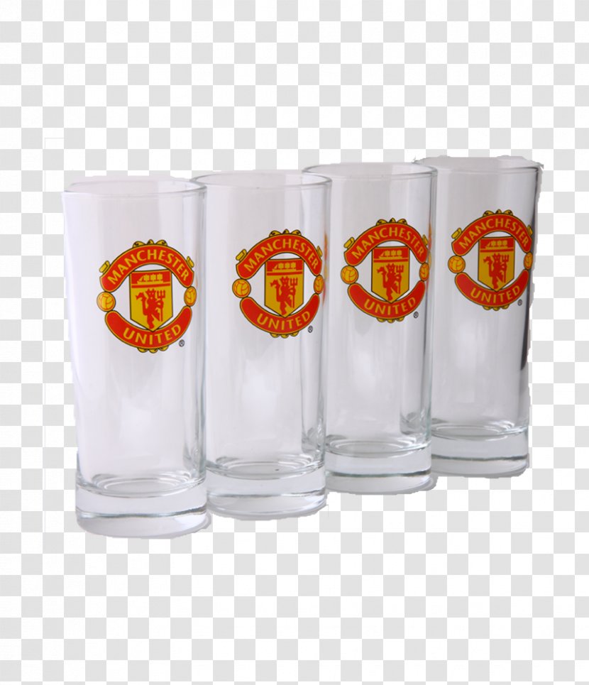 Manchester United F.C. Pint Glass Mug Highball - Product Transparent PNG